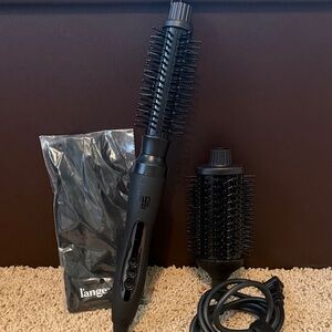 Lange Black Hair Styling Brush Set